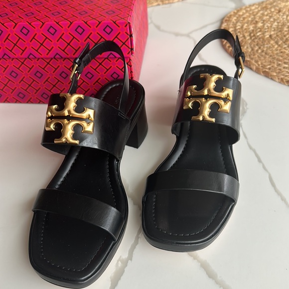 Eleanor Block-Heel Slingback Sandals - Picture 3 of 6